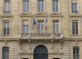 La façade de la Banque de France