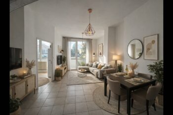 BRON CENTRE VILLE appartement T2 39M2 pârking Privé