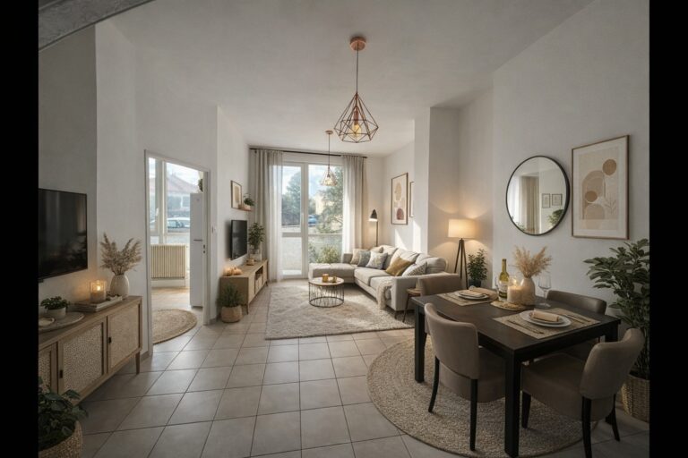 Photo du bien immobilier ancien BRON CENTRE VILLE appartement T2 39M2 pârking Privé