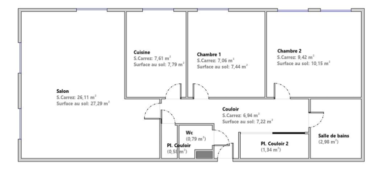 Photo du bien immobilier ancien T3 63 m2 – Quartier Liberté