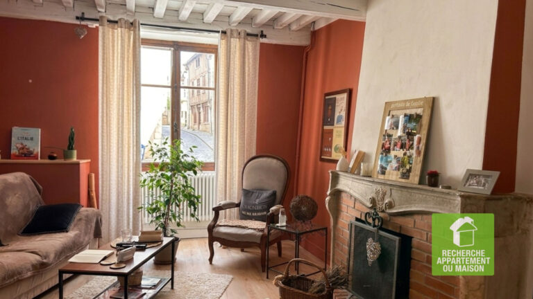 Photo du bien immobilier ancien Cremieu centre maison en pierre avec cour attenante, parking et terrasse