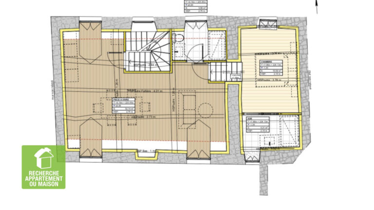 Photo du bien immobilier ancien Appartement 2 pièces 59 m2