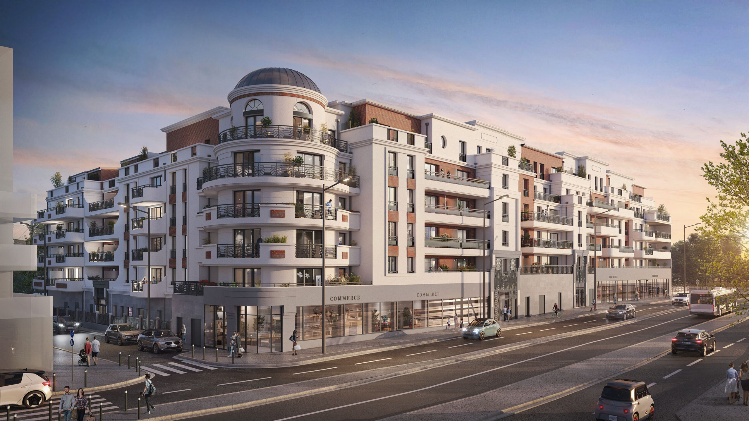 Bien neuf  : COUPOLE ART DECO