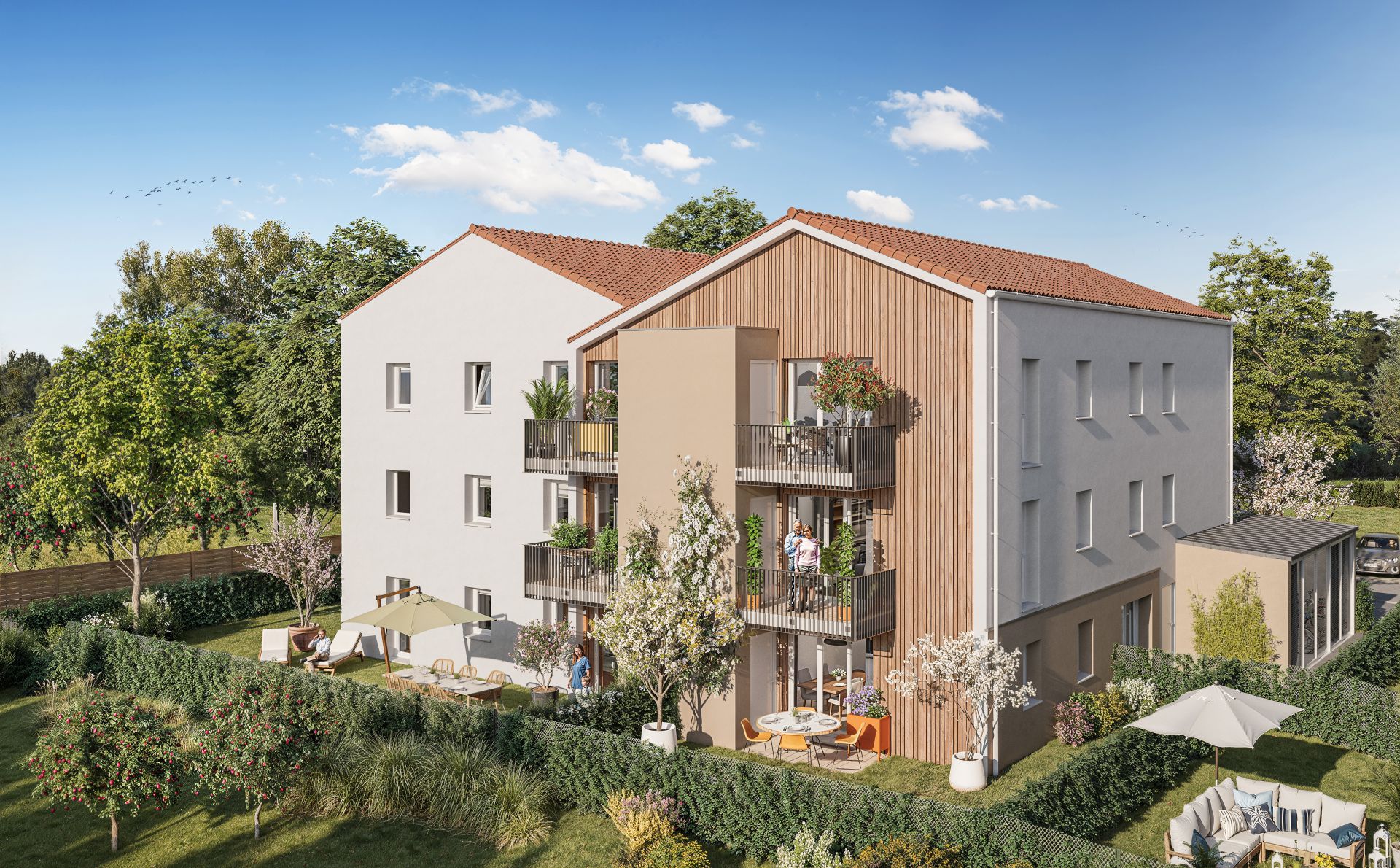 Photo du programme immobilier neuf LES JARDINS DE LA BROSSARDIERE