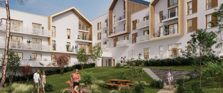 Photo du programme immobilier neuf LE HAMEAU DE LUVERA – LES BLEUETS – BAT A
