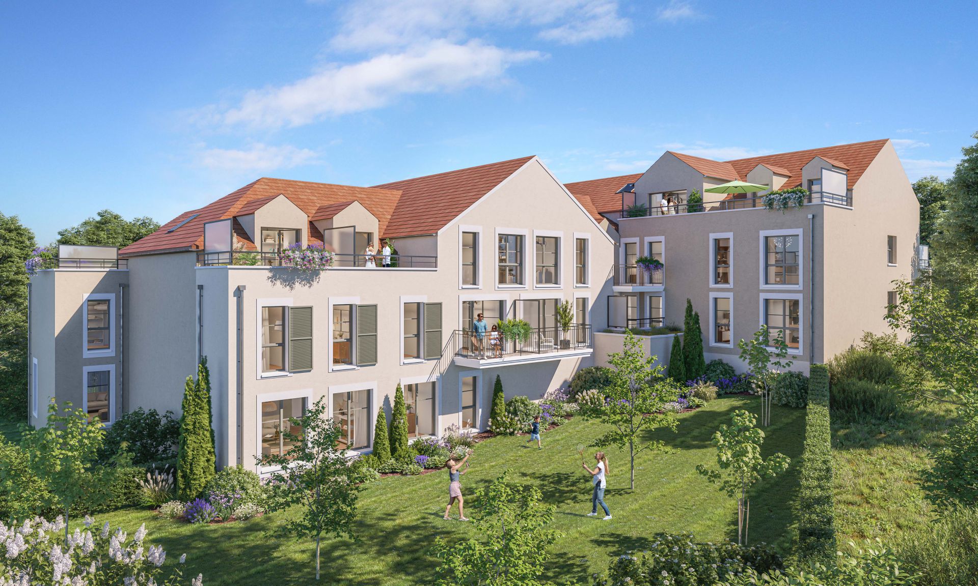 Photo du programme immobilier neuf Coeur de ville – Le Clos de L&rsquo;Yvette