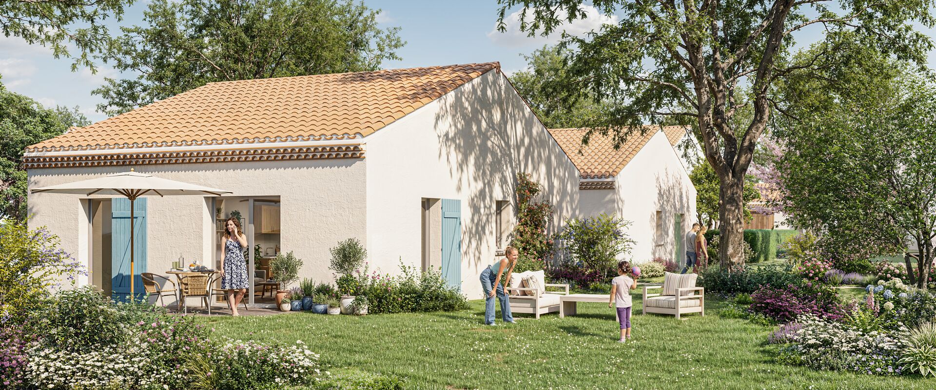 Bien neuf  : LES JARDINS D&rsquo;AURIANE – maisons