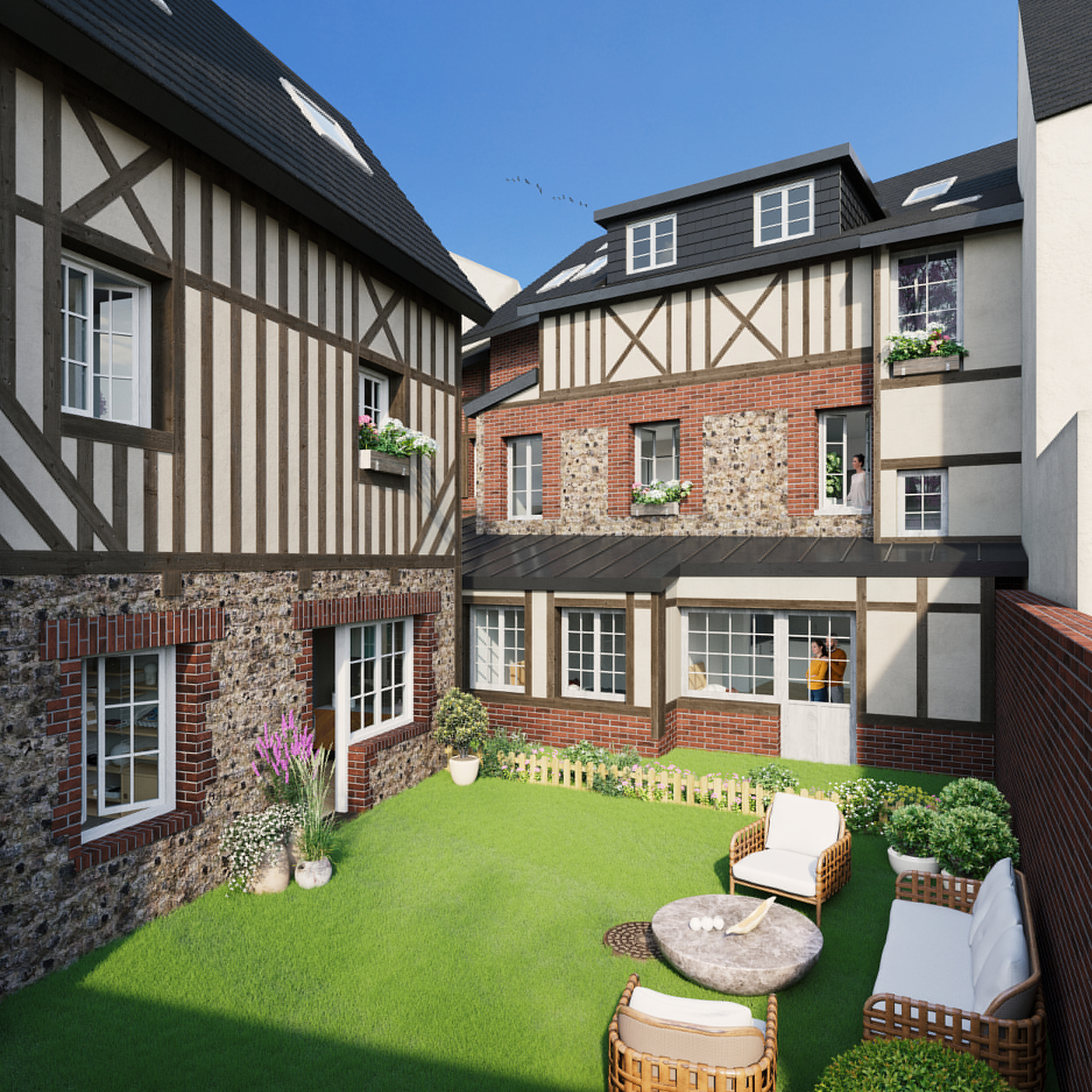 Photo du programme immobilier neuf Le Clos des Arts – HONFLEUR