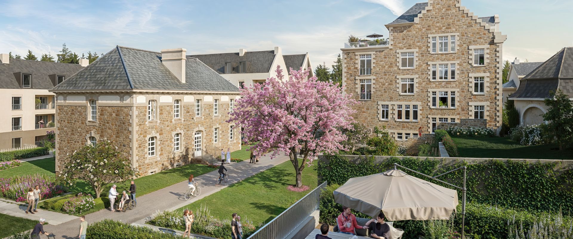 Photo du programme immobilier neuf LE HAMEAU DU ROSAIS – B2 et B3 – Réhabilitation