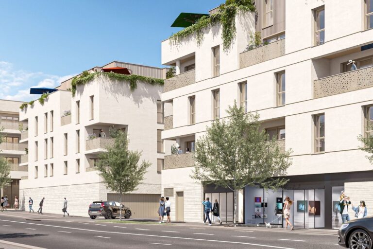 Photo du programme immobilier neuf LE PARVIS DES LUMIERES TR2 – COMMERCES