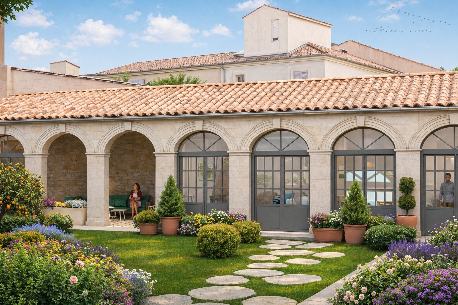 Photo du programme immobilier neuf L&rsquo;Orangerie – VILLENEUVE-LÈS-AVIGNON (30)