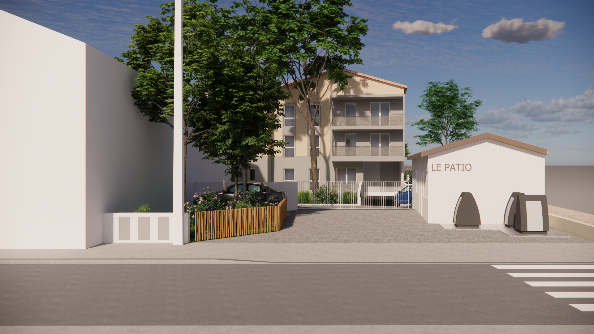 Bien neuf  : PATIO D&rsquo;AZIEU