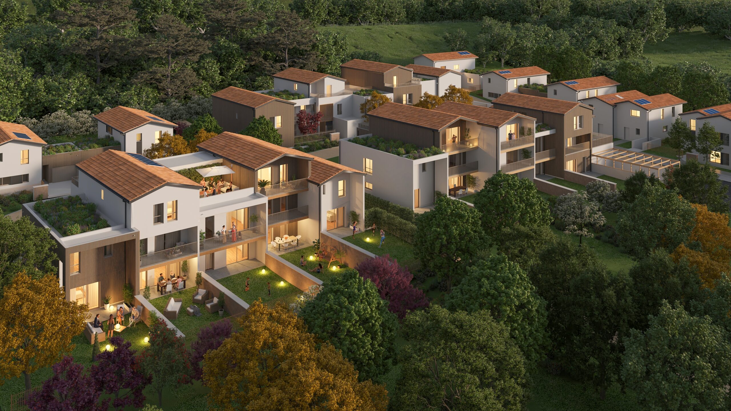 Photo du programme immobilier neuf LE HAMEAU DES AMOUREUX