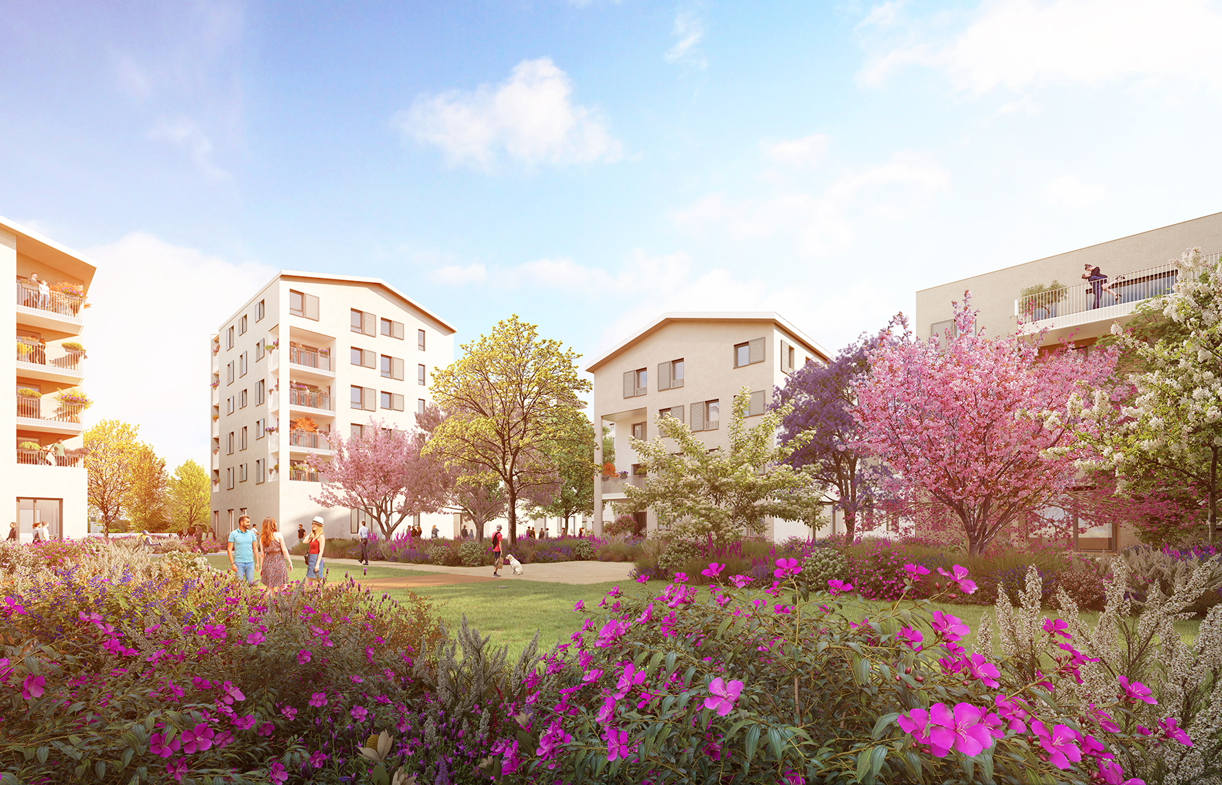 Photo du programme immobilier neuf LES TOITS MAJOLANS