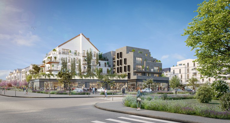 Bien neuf  : LE DOMAINE DU PARC MANSART – BAT I – cage I2