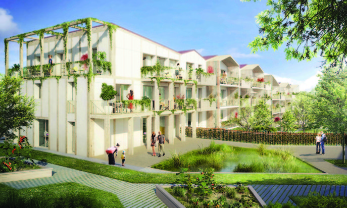 Photo du programme immobilier neuf COTE JARDIN – PH2 – G-H-I