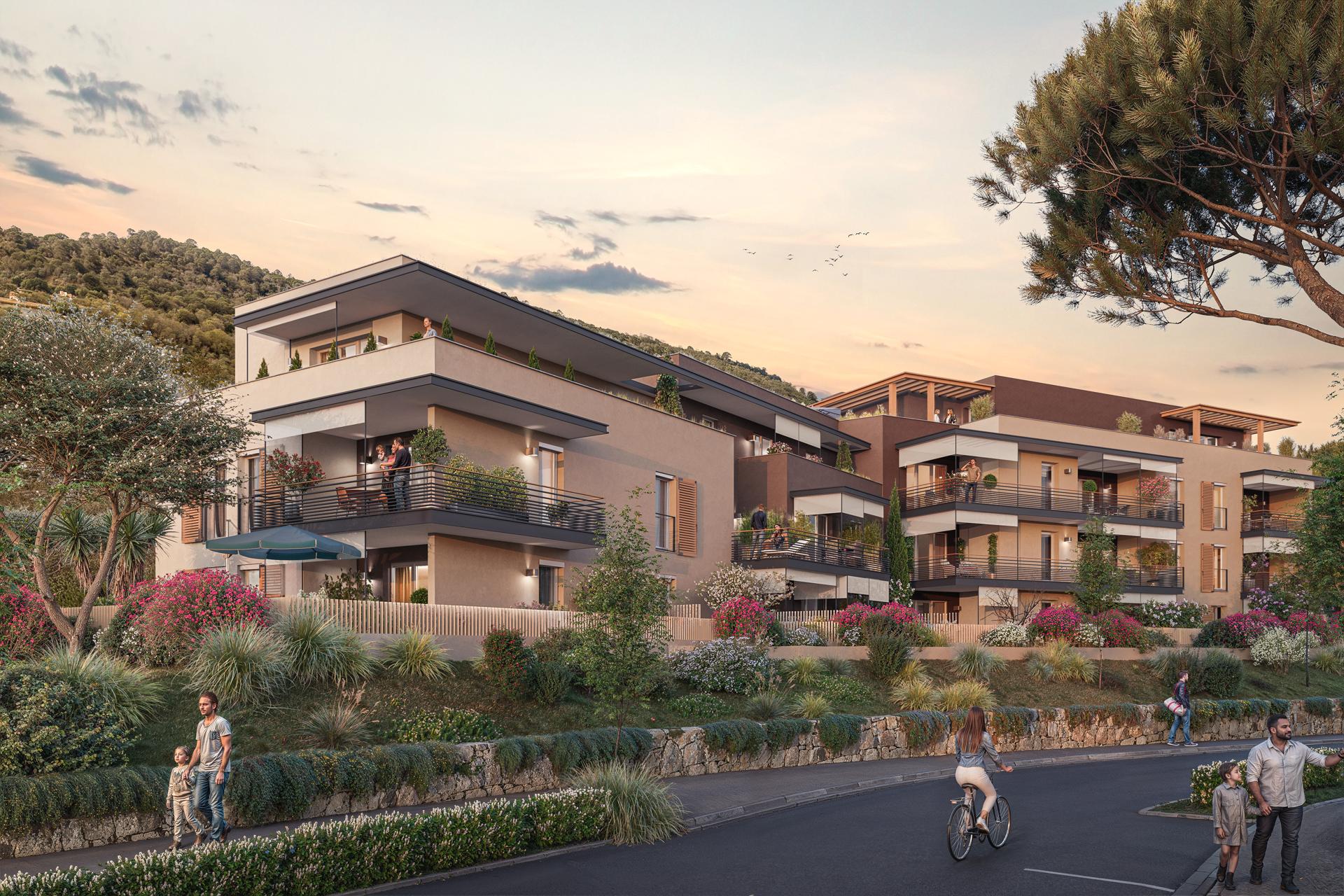 Photo du programme immobilier neuf RIVA PARC – LES RESTANQUES