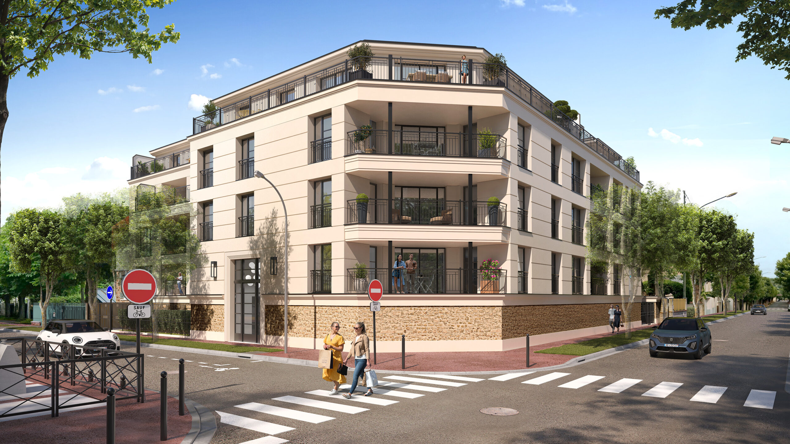 Bien neuf  : Angle Saint-Louis (94)